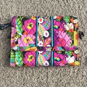 Vera Bradley Pink and Purple Travel Organizer